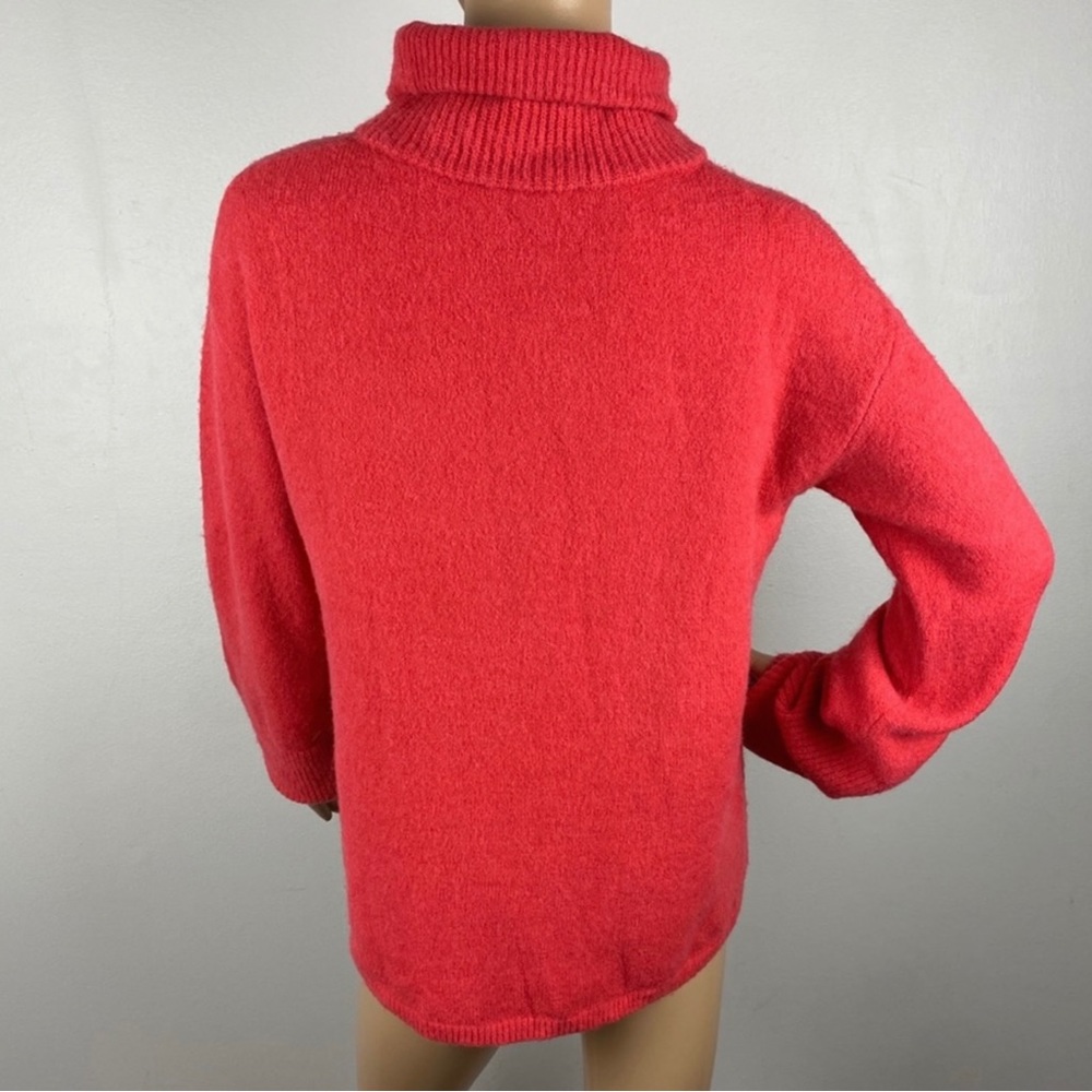 NEW SOMETHING NAVY CORAL TURTLENECK SWEATER - Picture 7 of 8